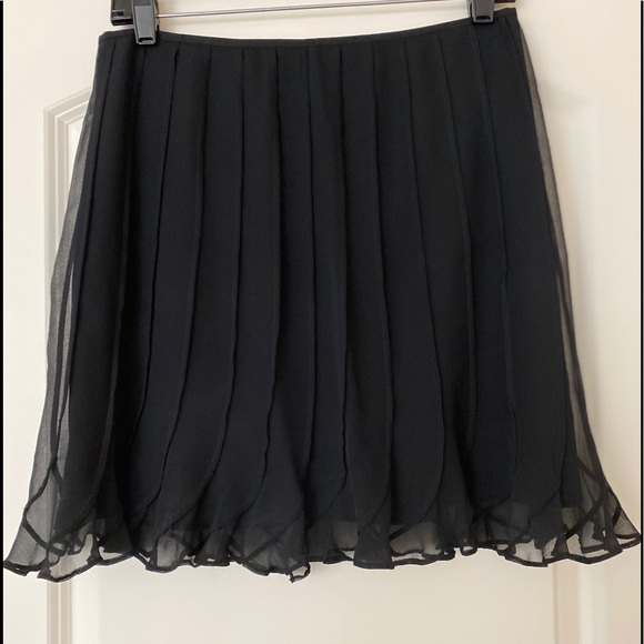 Pleated Silk Skirt - Picture 2 of 6